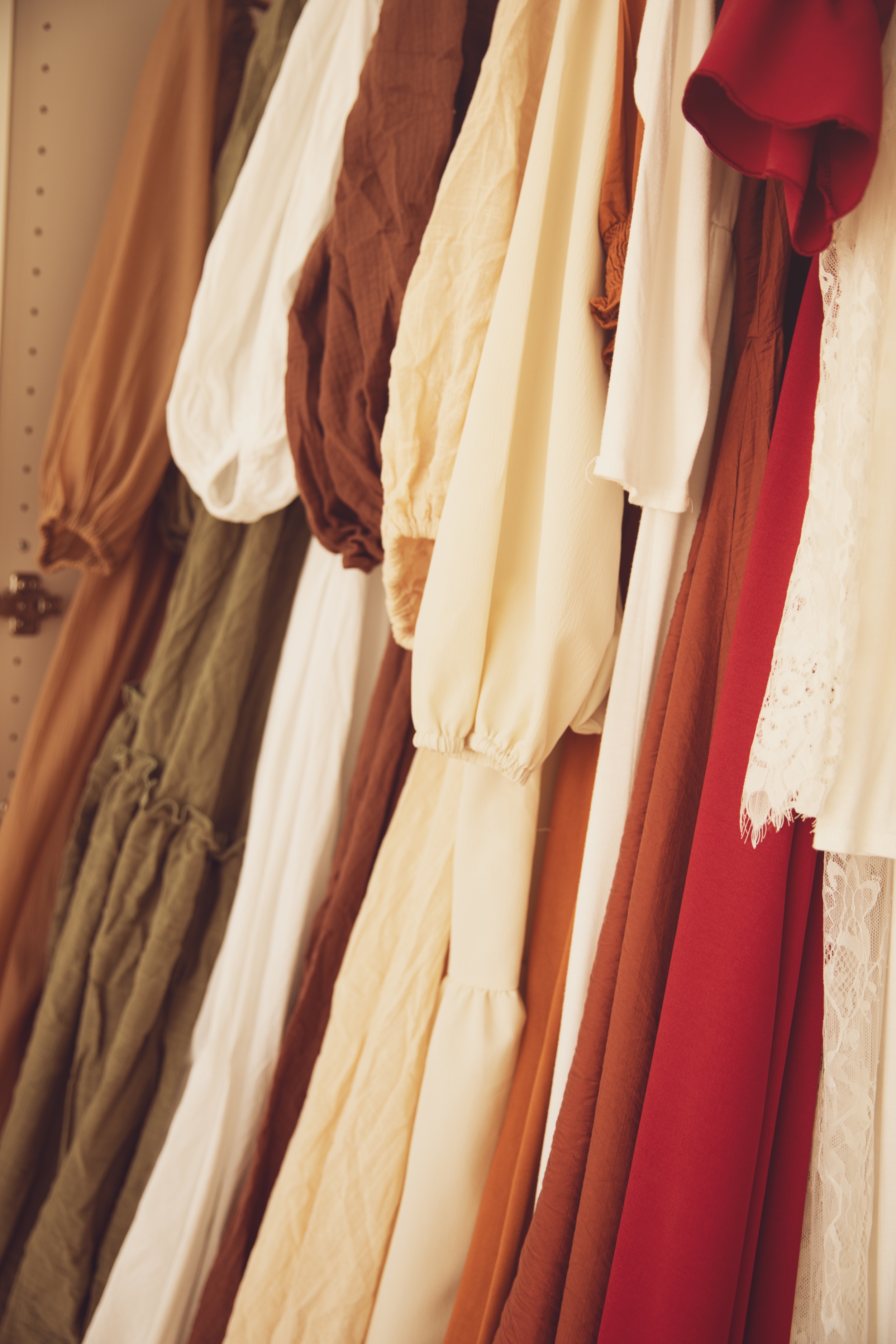 Curated wardrobe at JS Photography Studio